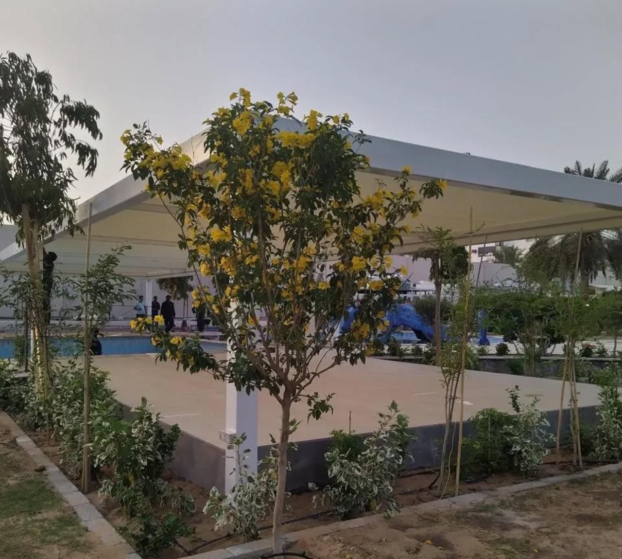 Swimming Pool Shed Covering